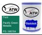 Preview: Ford, Pacific Green Metallic, PS / M6764: 500ml Lackdose, von ATW Autoteile West.